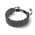 Chameleon Links | Deluxe Kismet Bracelet | Black x Unicorn Silver